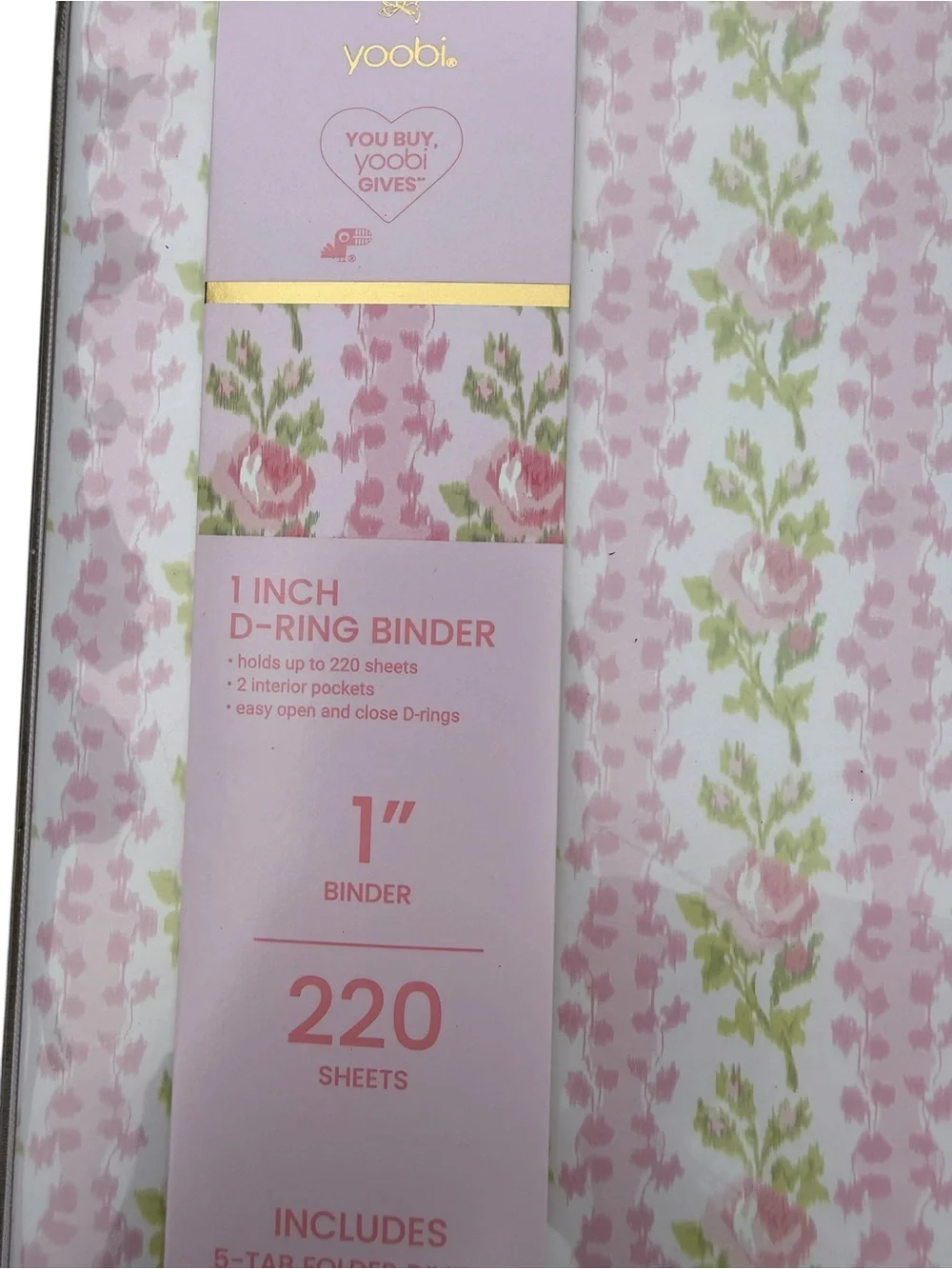 Loveshackfancy Pink binder pen and ruffle pouch set
